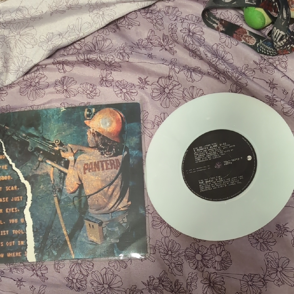 Pantera White Vinyl Record